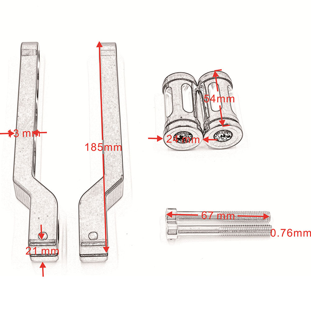 Heel Toe Shifter set for Harley