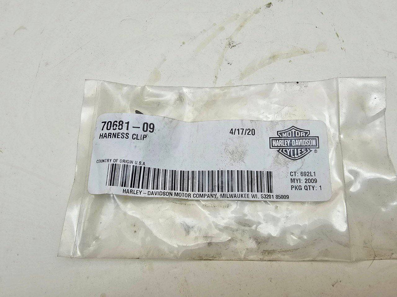 Harley Davidson Wire Harness Retainer