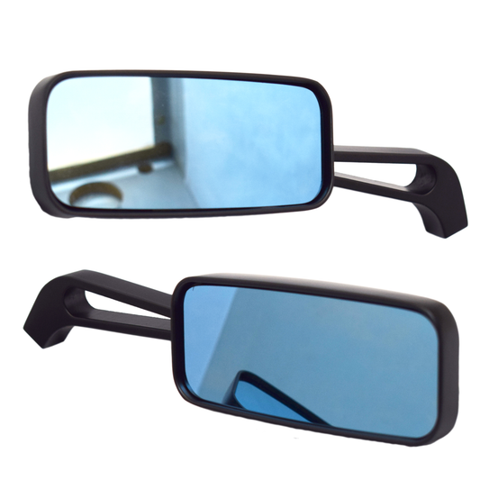 Experience superior visibility and style with our selection of motorcycle mirrors. Our mirrors are expertly designed to provide crystal clear views while adding a sleek touch to your ride. Available in a variety of sizes and finishes, these mirrors are compatible with most makes and models.