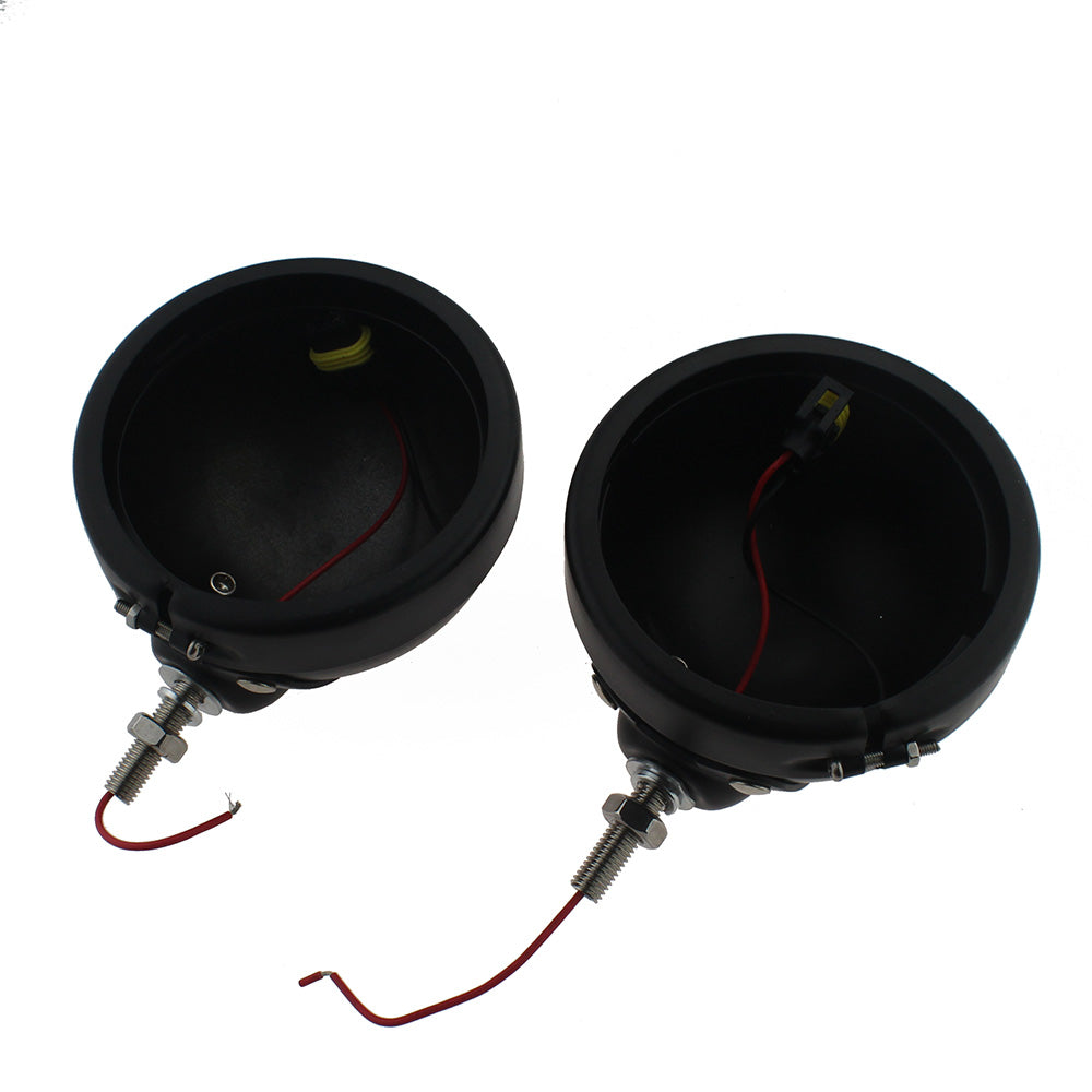 4.5" Black Passing Lamp Housing